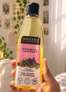 🪻Soulflower Rosemary Lavender Hair Oil💇🏻‍♀️