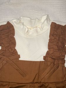 Cute Brown Jumper Dress