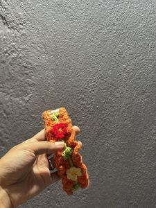 Handmade Crochet Flower Hair Clip