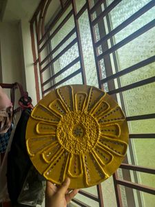 Decorative Golden Sun Wall Hanging