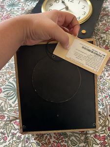 Wooden Decorative Clock Tray working