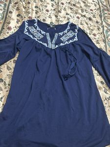 Embroidered Tunic Top