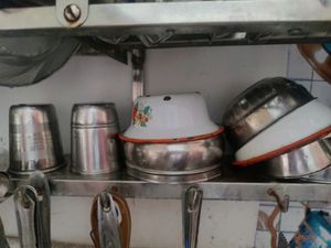 Steel Plates And Cooking Items