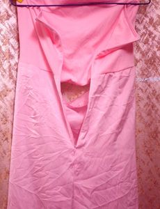 ♡Elegant Pink Satin corset dress