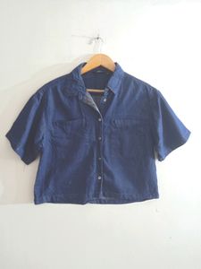 Blue Plain Shirt (Women)