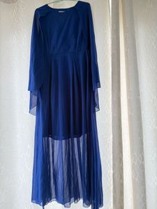 Elegant Royal Blue Maxi Dress