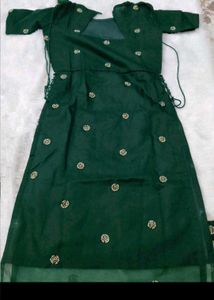Emerald Green Embellished Kurta Set