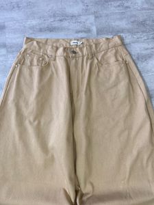 ORDA Modern Tan Balloon Leg Denim Pants