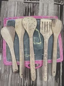 Wooden Kitchen Utensil Set