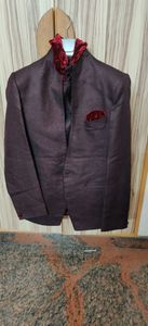 classic suit with waist coat
