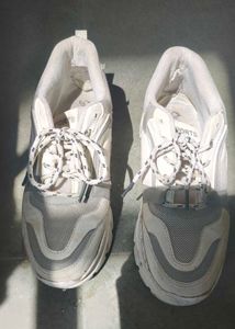Shoetopia White Chunky Sneakers