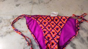 Vibrant Patterned Bikini Bottoms
