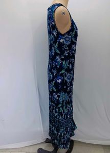 Blue Floral Maxi Dress