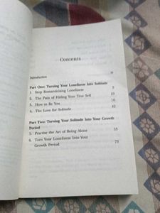 THE ART OF BEING ALONE
