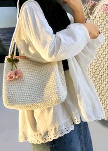 Cute Crochet Cherry Shoulder Bag