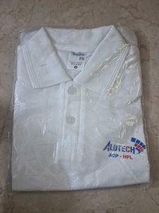 White Polo T-Shirt - Alutech
