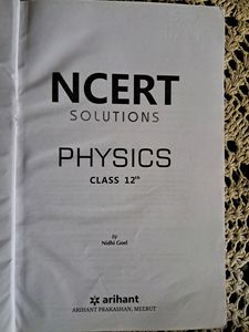 NCERT Solutions Physics Class 12