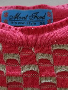 Mont Ford Stylish Pink Knit Sweater