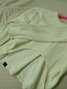 Ribbed Long Sleeve Crop Top