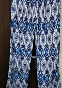blue and beige cordset