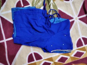 Party Wear Saree With Blouse