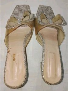 Sparkly Bow Sandals