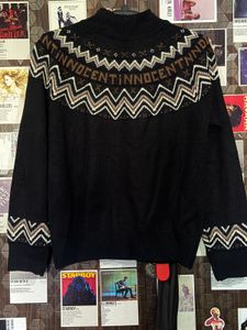 Cozy Black Knit Sweater