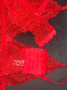 Red Lace Bralette