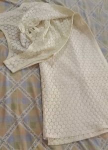 lemon yellow colour long shrug