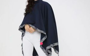 Stylish Navy Blue Cape