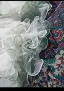Girl's Yellow &amp; White Party Dress
