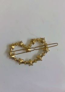 Heart Pearl Hair Clip