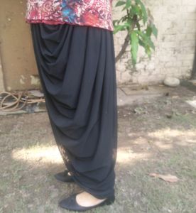 Flaired Black Salwar