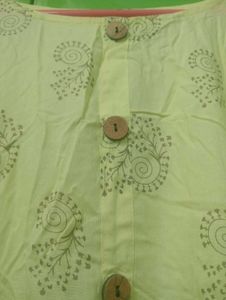 new ,not used Women's Yellow Printed Kurta