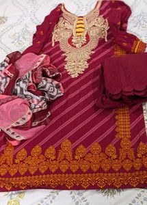 Elegant Embroidered Kurta Set