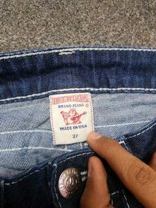 True Religion Flared emblishment Jeans