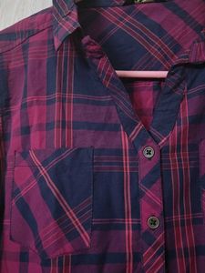 Roadster Stylish Plaid Button-Up Shirt
