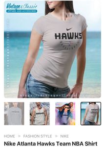 NIKE Atlanta Hawks White Dri-Fit (Unisex)