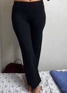 Black Flared Yoga Pants