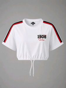 Lee Cooper White Women Crop Top❤️