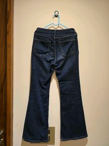 Classic Dark Wash Flare Jeans