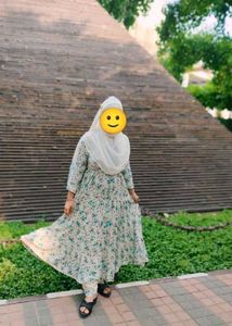 Long frock bottom with Dupatta
