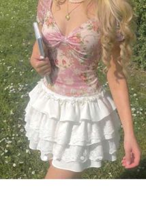 Floral Knotted Puff Sleeve Top