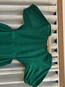 Green Cutout Midi Dress