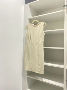 Vero Moda Sheath Beige Dress