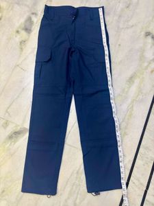 Unisexual Navy Blue Cargo Pants