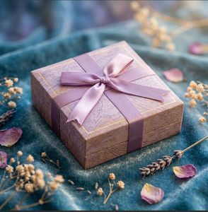 Elegant Gift Box with Ribbon