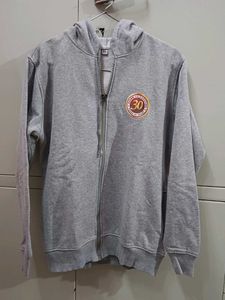 Grey Zip-Up Hoodie