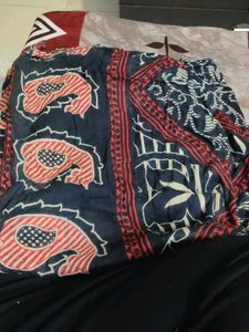Vibrant Elephant Print Dupatta