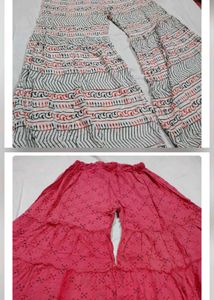 2 Ethnic Palazzo Pants Set